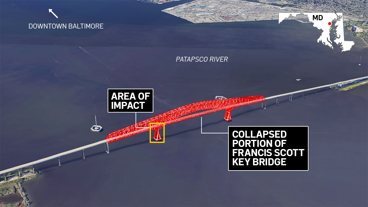 Where is the Francis Scott Key Bridge? – NBC Los Angeles