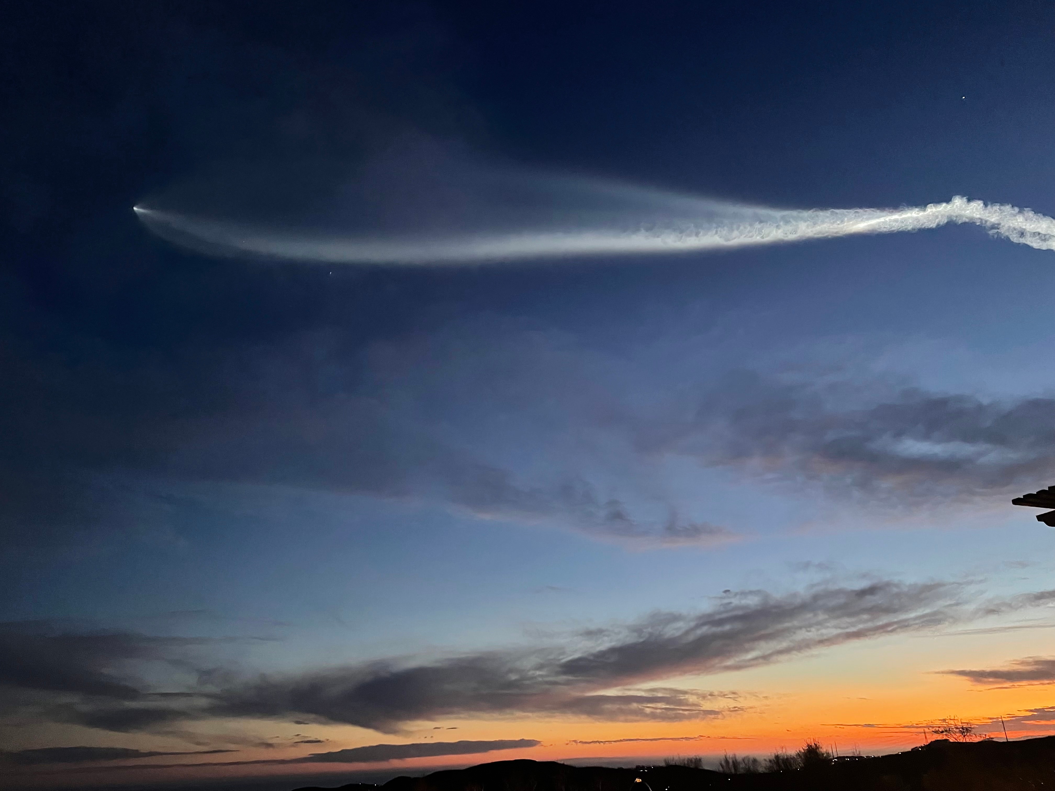 See photos from around LA of the SpaceX rocket launch NBC Los Angeles