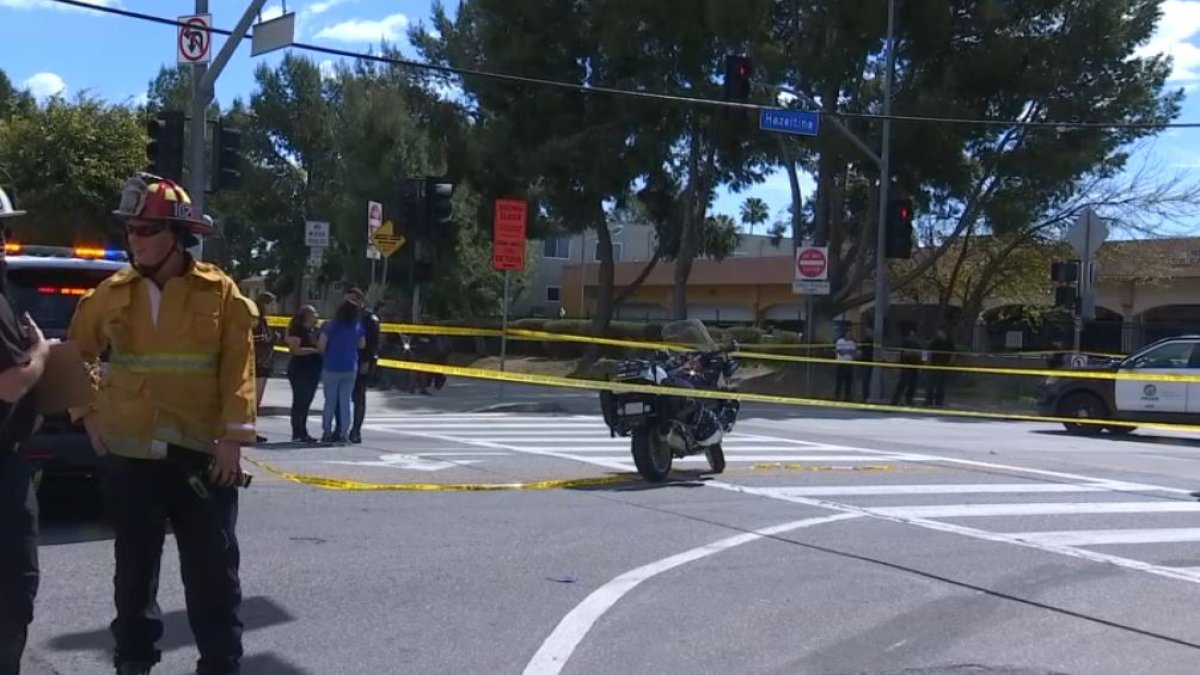 Motorcyclist killed, 12yearold passenger injured in crash with bus