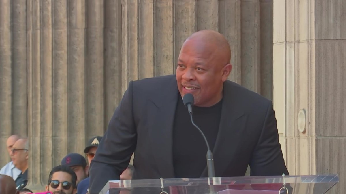 Highlights from Dr. Dre’s Hollywood Walk of Fame star unveiling NBC Highlights from Dr. Dre’s Hollywood Walk of Fame star unveiling NBC