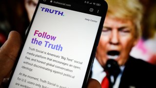 Trump defends Truth Social as media company’s skeptics grow, stock price whipsaws