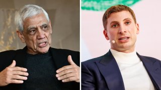 Vinod Khosla and Jacob Helberg.