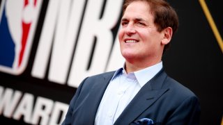 Mark Cuban at the 2019 NBA Awards in Santa Monica, California.