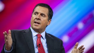 Devin Nunes, chief executive officer of Truth Social, speaks during the Conservative Political Action Conference (CPAC) in National Harbor, Maryland, US, on Thursday, March 2, 2023. 