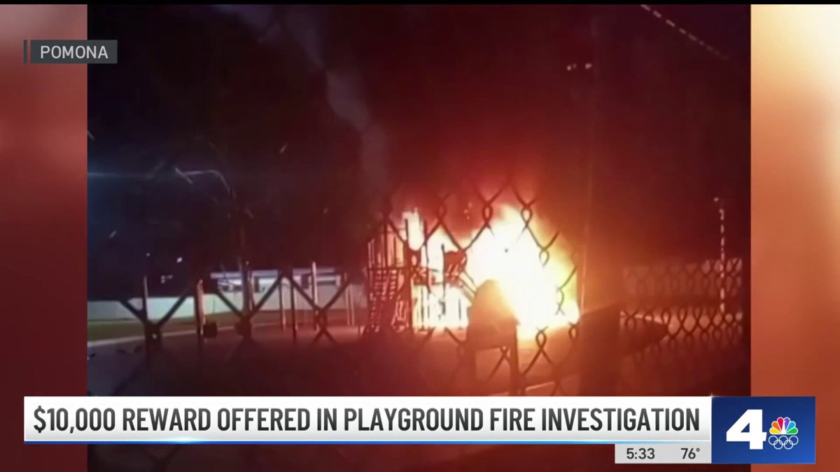 $10k reward offered in playground fire investigation in Pomona – NBC ...