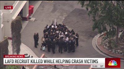 LAFD recruit killed at scene of crash on 101 Freeway in Studio City