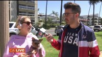 We're celebrating team USA on the streets of LA ahead of the Paris Olympics
