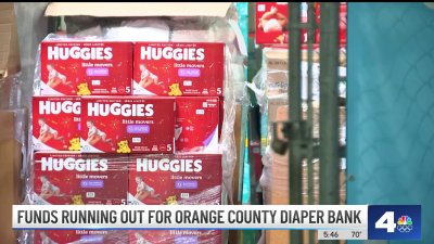 Orange County Diaper Bank running out of funding to help families