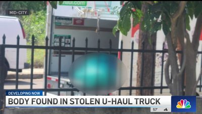 Neighbors discuss grisly discovery of body in U-Haul truck