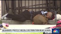 Santa Monica residents protest public health needle distribution