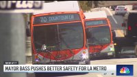 Mayor Karen Bass pushes for better protection for Metro bus drivers