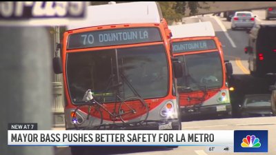 Mayor Karen Bass pushes for better protection for Metro bus drivers