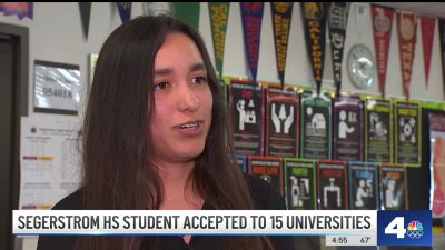 Santa Ana student is accepted to 15 universities