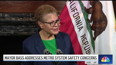 Mayor Bass addresses Metro system safety concerns