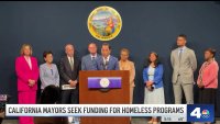 California mayors meet to ask for more funding for homeless programs