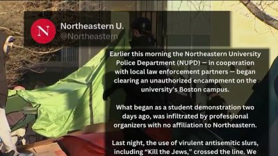100 protesters detained at Northeastern University