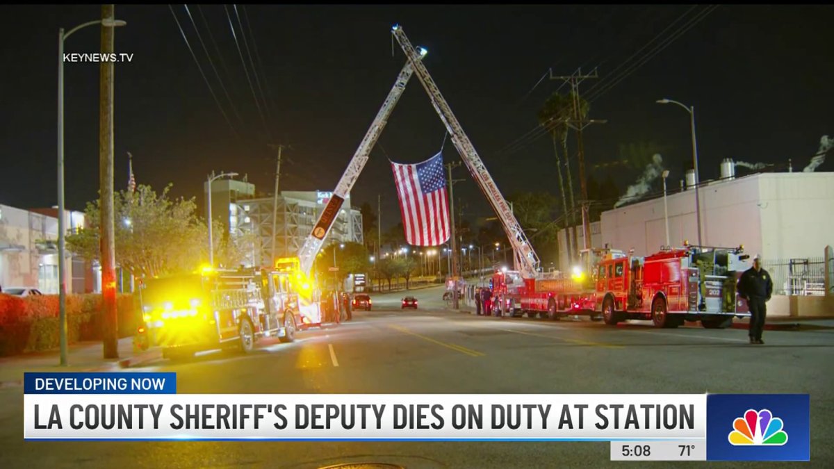 LA County sheriff’s deputy dies on duty at station – NBC Los Angeles