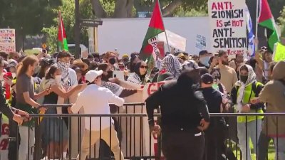 Protestors remain camped out on UCLA campus