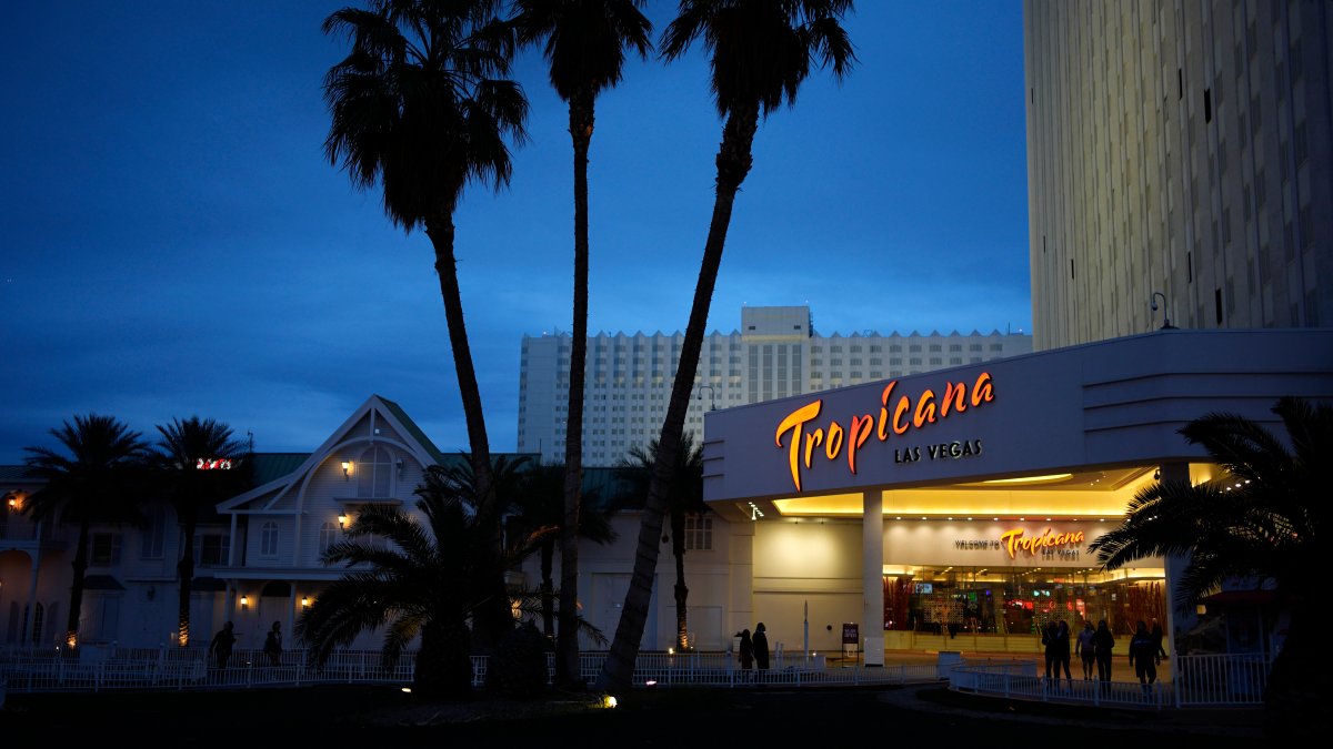 Tropicana Las Vegas closing Tuesday to make room for baseball stadium – NBC  Los Angeles, image size:1200x675