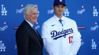MLB: DEC 14 Dodgers Introduce Shohei Ohtani
