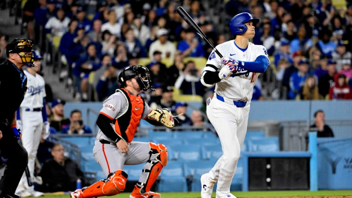 Watch Shohei Ohtani hits first home run in Dodgers 54 series sweep