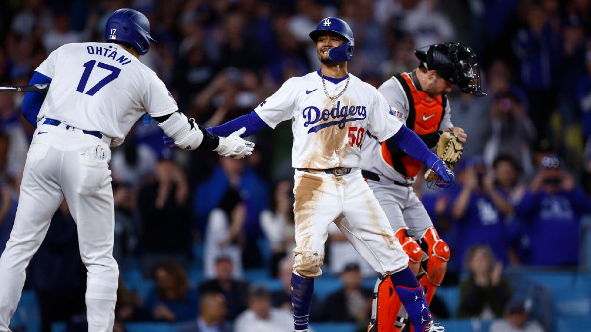 Mookie Betts hits MLB-leading fifth home run in Dodgers 5-4 victory ...