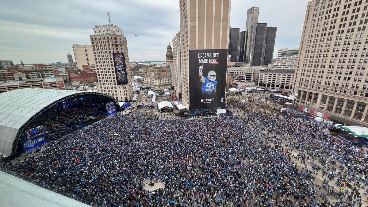 NFL Draft in Detroit sets attendance record NBC Los Angeles