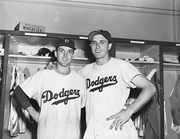 Gil Hodges and Carl Erskine