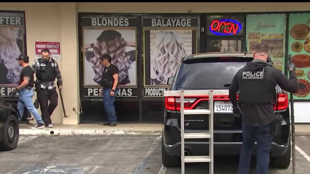 Police conduct a raid on two businesses in Pomona that were disguising an illegal gambling operation – NBC Los Angeles