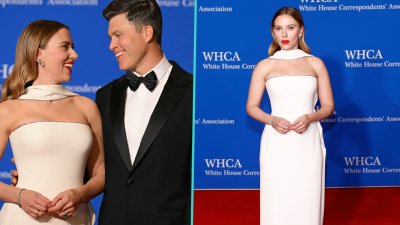 Scarlett Johansson and Colin Jost have date night at White House Correspondents' dinner