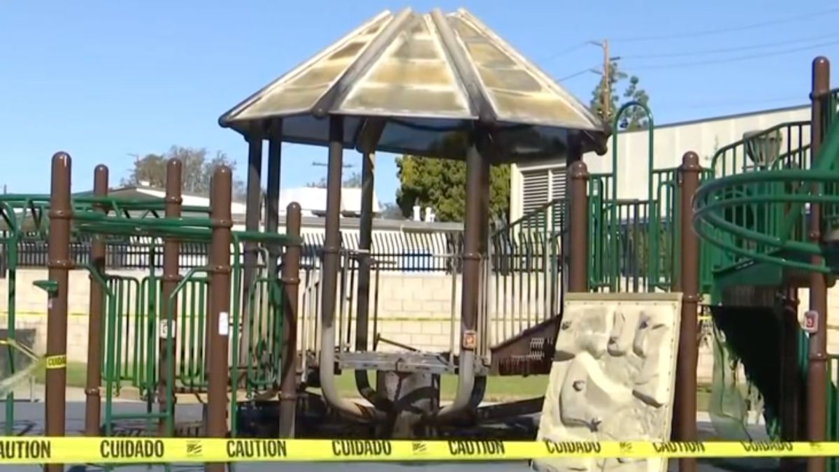 $10,000 reward offered in Pomona playground fire – NBC Los Angeles