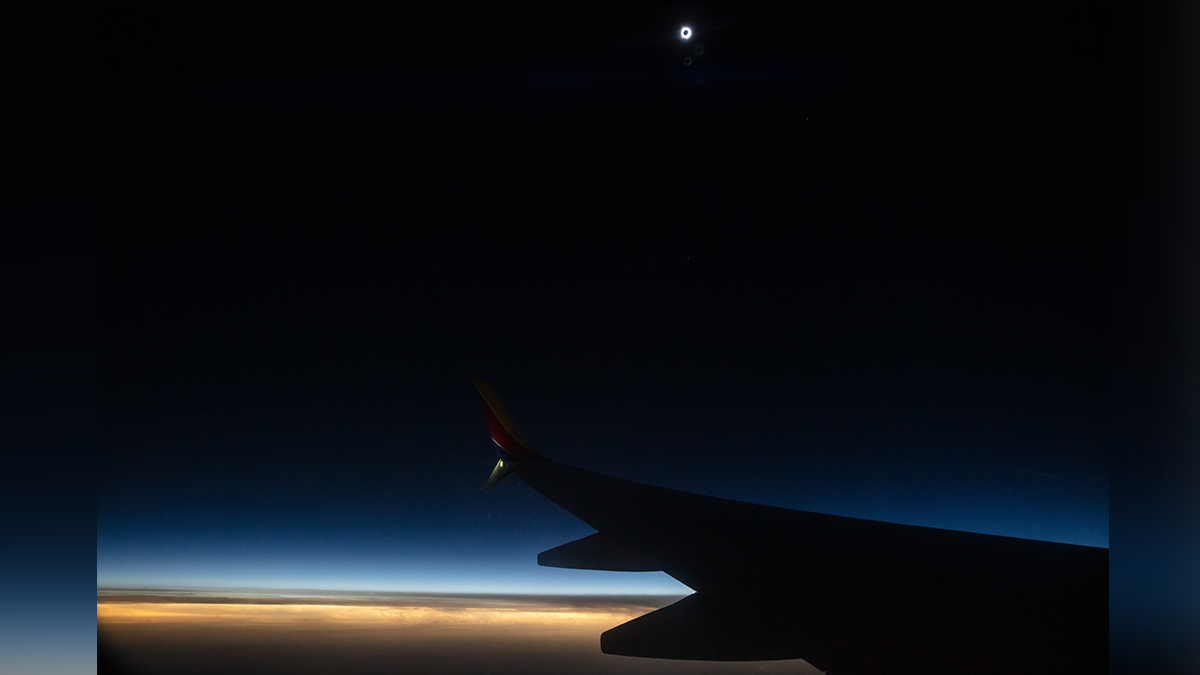 Southwest Airlines captures stunning solar eclipse images on Texas