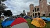 Pro-Palestine protesters set up encampment at UCLA