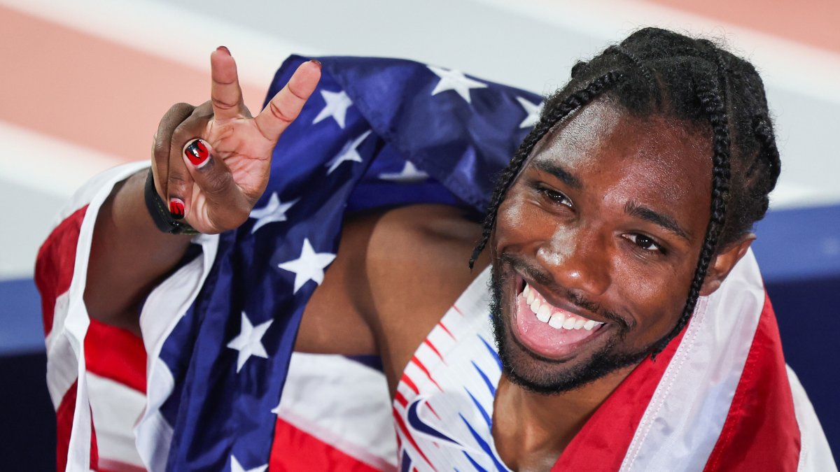Team USA’s Noah Lyles wins 100m at USATF Bermuda Grand Prix NBC Los