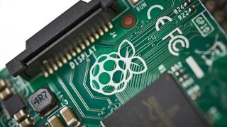 A Raspberry Pi 2 Model B single-board computer.