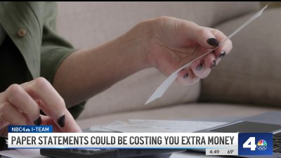 Paper statements could be costing you extra money