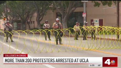 Protesters arrested from UCLA campus being released from LA jails