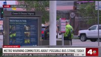 Metro warns of possible delays due to sickout
