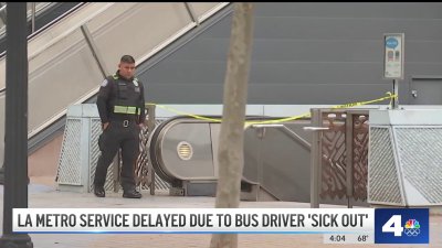 10% of LA Metro drivers call out sick, delaying service