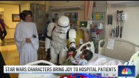 ‘Star Wars' characters bring joy to pediatric patients