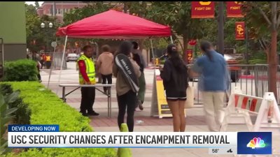 USC security changes after encampment removal