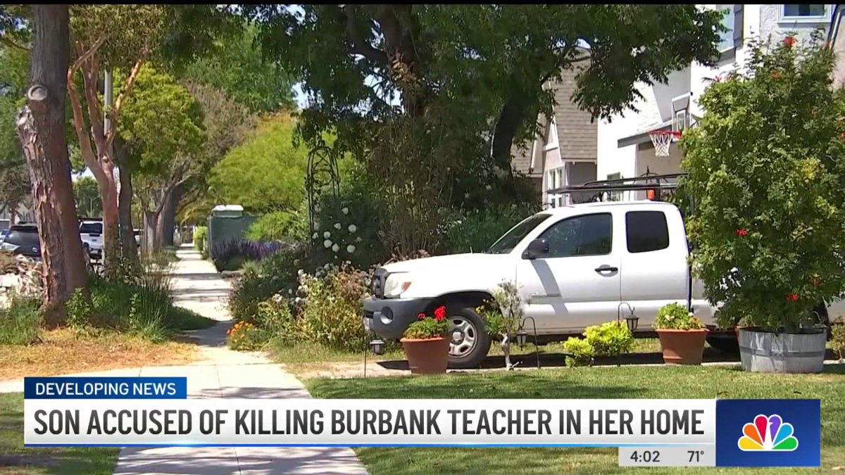 Son accused of killing Burbank kindergarten teacher in her home – NBC ...
