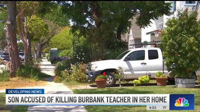 Son accused of killing Burbank kindergarten teacher in her home