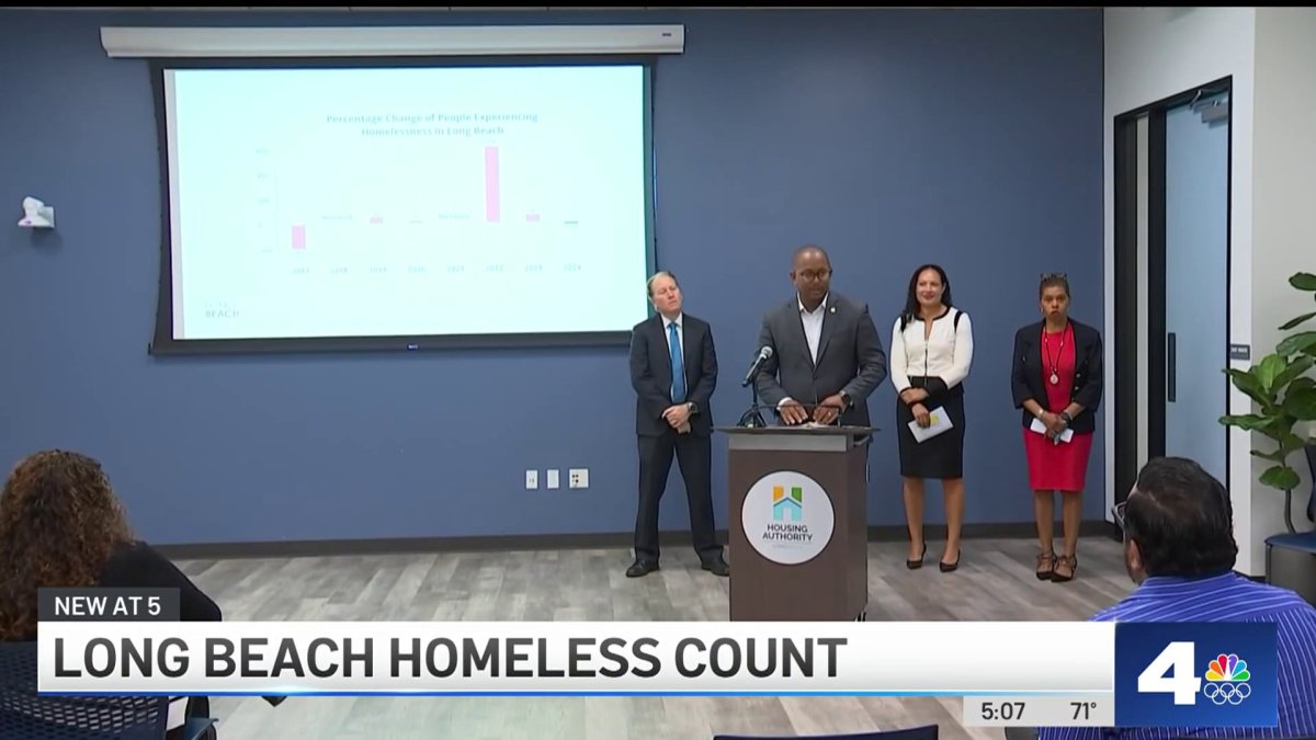 Long Beach releases 2024 homeless count data – NBC Los Angeles