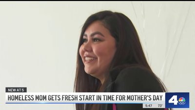 Homeless mom gets a fresh start in time for Mother's Day