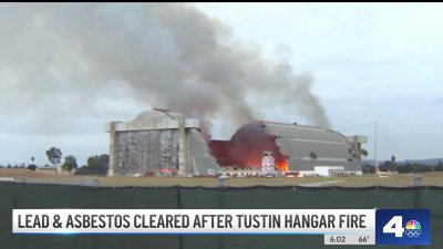 Lead and asbestos cleared after Tustin hangar fire
