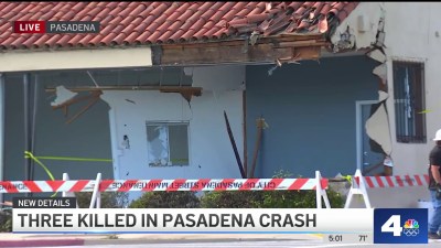 3 dead, 3 injured after crash in Pasadena