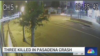 3 dead, 3 injured in Pasadena crash