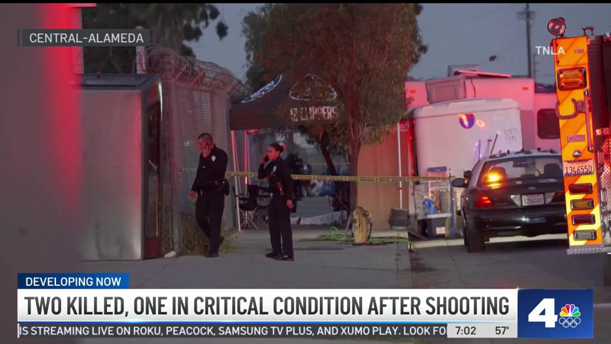 Two killed, one in critical condition after shooting – NBC Los Angeles