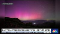 SoCal treated to rare Northern Lights display